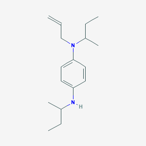 N~1~,N~4~-Di(butan-2-yl)-N~1~-(prop-2-en-1-yl)benzene-1,4-diamine