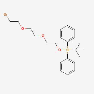 12-Bromo-2,2-dimethyl-3,3-diphenyl-4,7,10-trioxa-3-siladodecane