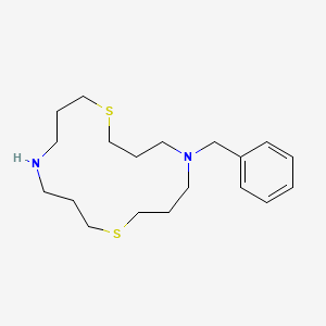 1,9-Dithia-5,13-diazacyclohexadecane, 5-(phenylmethyl)-