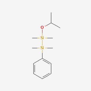 1,1,2,2-Tetramethyl-1-phenyl-2-[(propan-2-yl)oxy]disilane