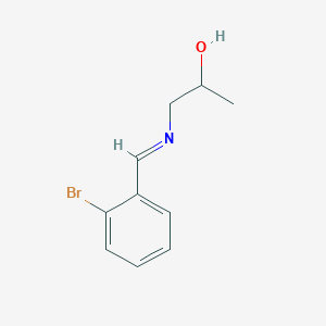 2-Propanol, 1-[[(2-bromophenyl)methylene]amino]-