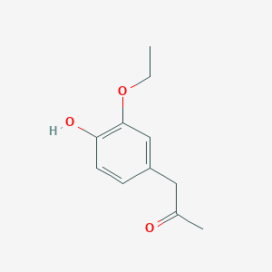 molecular formula C11H14O3 B1425845 1-(3-Ethoxy-4-hydroxyphenyl)propan-2-one CAS No. 88659-82-9