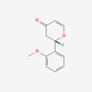 (2S)-2-(2-Methoxyphenyl)-2,3-dihydro-4H-pyran-4-one