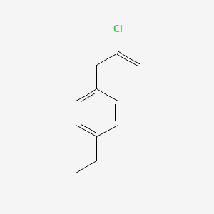 molecular formula C11H13Cl B1425848 2-Chloro-3-(4-ethylphenyl)-1-propene CAS No. 1263366-21-7
