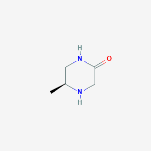 molecular formula C5H10N2O B1425849 (5S)-5-methylpiperazin-2-one CAS No. 1240583-20-3
