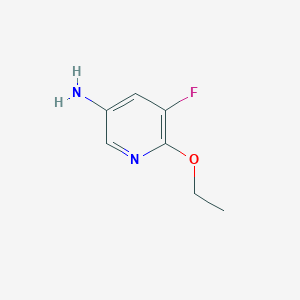 molecular formula C7H9FN2O B1425852 6-乙氧基-5-氟吡啶-3-胺 CAS No. 886372-67-4