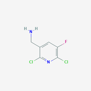 molecular formula C6H5Cl2FN2 B1425855 (2,6-Dichloro-5-fluoropyridin-3-yl)methanamine CAS No. 771581-97-6
