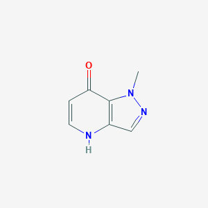 molecular formula C7H7N3O B1425869 1-Methyl-1H-pyrazolo[4,3-b]pyridin-7-ol CAS No. 1057670-31-1