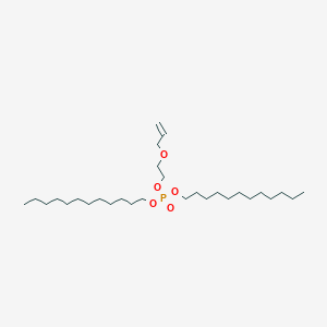 Didodecyl 2-[(prop-2-en-1-yl)oxy]ethyl phosphate