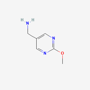 molecular formula C6H9N3O B1425872 (2-甲氧基嘧啶-5-基)甲胺 CAS No. 944899-18-7
