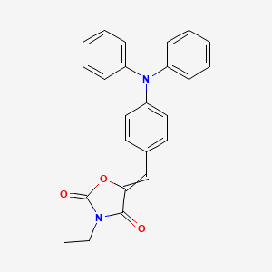 5-{[4-(Diphenylamino)phenyl]methylidene}-3-ethyl-1,3-oxazolidine-2,4-dione