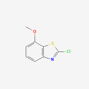 molecular formula C8H6ClNOS B1425874 2-Chloro-7-methoxybenzo[d]thiazole CAS No. 1175277-80-1