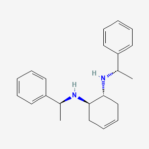 (1R,2R)-1-N,2-N-bis[(1S)-1-phenylethyl]cyclohex-4-ene-1,2-diamine