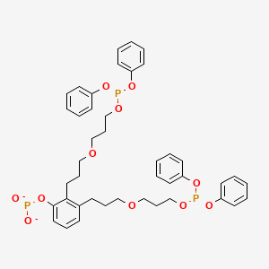 [2,3-Bis[3-(3-diphenoxyphosphanyloxypropoxy)propyl]phenyl] phosphite