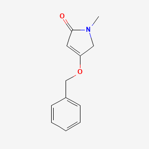 2H-Pyrrol-2-one, 1,5-dihydro-1-methyl-4-(phenylmethoxy)-