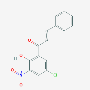 1-(5-Chloro-2-hydroxy-3-nitrophenyl)-3-phenylprop-2-en-1-one