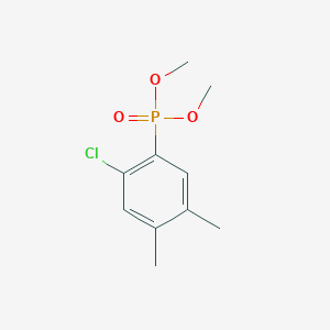 Phosphonic acid, (2-chloro-4,5-dimethylphenyl)-, dimethyl ester