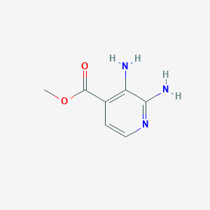 molecular formula C7H9N3O2 B1425894 2,3-二氨基吡啶-4-羧酸甲酯 CAS No. 1486165-39-2