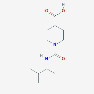 1-[(3-Methylbutan-2-yl)carbamoyl]piperidine-4-carboxylic acid