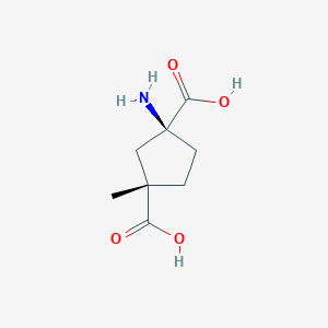 (1S,3S)-1-Amino-3-methylcyclopentane-1,3-dicarboxylic acid