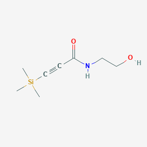 N-(2-Hydroxyethyl)-3-(trimethylsilyl)prop-2-ynamide