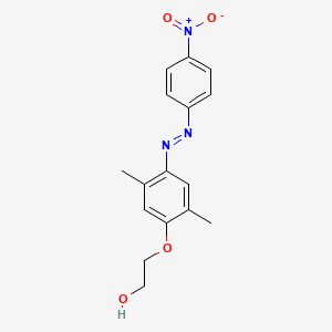 2-{2,5-Dimethyl-4-[(E)-(4-nitrophenyl)diazenyl]phenoxy}ethan-1-ol