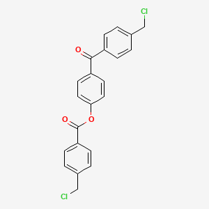 4-[4-(Chloromethyl)benzoyl]phenyl 4-(chloromethyl)benzoate