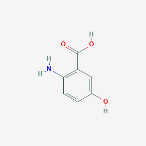 molecular formula C7H7NO3 B142591 2-氨基-5-羟基苯甲酸 CAS No. 394-31-0