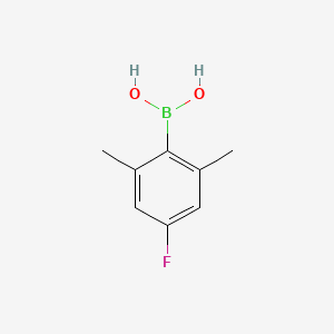 molecular formula C8H10BFO2 B1425911 (4-氟-2,6-二甲基苯基)硼酸 CAS No. 1392512-54-7