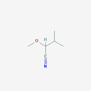 molecular formula C6H11NO B1425916 2-甲氧基-3-甲基丁腈 CAS No. 1469060-08-9