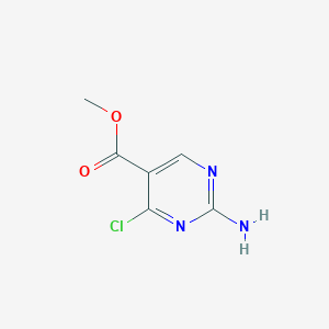 molecular formula C6H6ClN3O2 B1425921 Methyl 2-amino-4-chloropyrimidine-5-carboxylate CAS No. 1353503-49-7