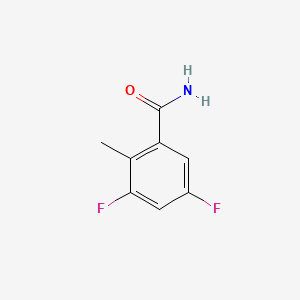 molecular formula C8H7F2NO B1425927 3,5-二氟-2-甲基苯甲酰胺 CAS No. 1323966-37-5