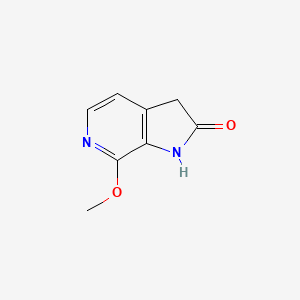 molecular formula C8H8N2O2 B1425936 7-Methoxy-1H-pyrrolo[2,3-c]pyridin-2(3H)-one CAS No. 1190317-80-6