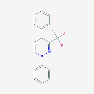 molecular formula C17H13F3N2 B1425942 1,4-二苯基-3-(三氟甲基)-1,4-二氢哒嗪 CAS No. 1377791-70-2