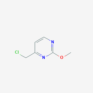 molecular formula C6H7ClN2O B1425955 4-(氯甲基)-2-甲氧基嘧啶 CAS No. 944901-38-6