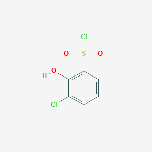B1425960 3-Chloro-2-hydroxybenzene-1-sulfonyl chloride CAS No. 1261585-06-1