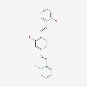 1,1'-[(2-Fluoro-1,4-phenylene)di(ethene-2,1-diyl)]bis(2-fluorobenzene)