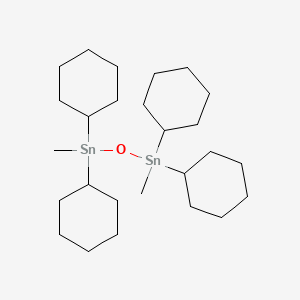 1,1,3,3-Tetracyclohexyl-1,3-dimethyldistannoxane