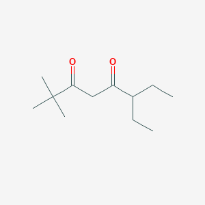 6-Ethyl-2,2-dimethyloctane-3,5-dione