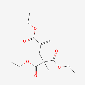 molecular formula C14H22O6 B14259674 Triethyl pent-4-ene-2,2,4-tricarboxylate CAS No. 169809-61-4