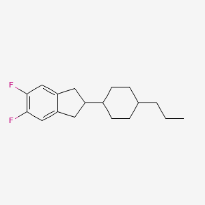 5,6-difluoro-2-(4-propylcyclohexyl)-2,3-dihydro-1H-indene