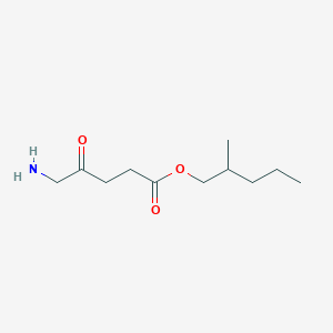 molecular formula C11H21NO3 B14259733 Pentanoic acid, 5-amino-4-oxo-, 2-methylpentyl ester CAS No. 396078-95-8