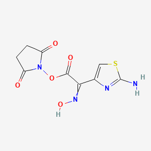 1-{[(2-Amino-1,3-thiazol-4-yl)(hydroxyimino)acetyl]oxy}pyrrolidine-2,5-dione