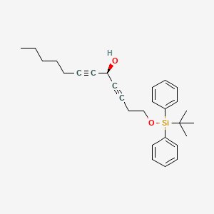 (5R)-1-{[tert-Butyl(diphenyl)silyl]oxy}dodeca-3,6-diyn-5-ol