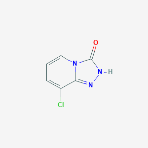 molecular formula C6H4ClN3O B1425980 8-氯-[1,2,4]三唑并[4,3-a]吡啶-3(2H)-酮 CAS No. 1020042-77-6