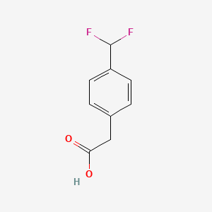 B1425981 2-[4-(Difluoromethyl)phenyl]acetic acid CAS No. 1000524-74-2