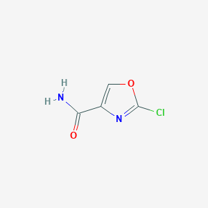 molecular formula C4H3ClN2O2 B1425997 2-氯噁唑-4-甲酰胺 CAS No. 1025468-33-0