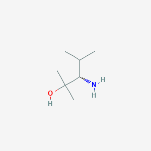 molecular formula C7H17NO B1426007 (3S)-3-氨基-2,4-二甲基戊烷-2-醇 CAS No. 163453-95-0
