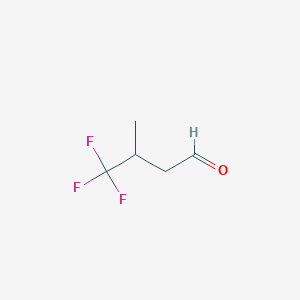 molecular formula C5H7F3O B1426024 3-(三氟甲基)丁醛 CAS No. 95853-69-3
