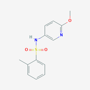 B1426057 N-(6-methoxypyridin-3-yl)-2-methylbenzene-1-sulfonamide CAS No. 680591-13-3